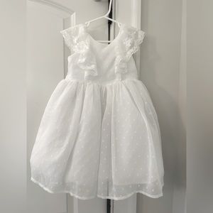 Janie and Jack White Special Occasion Dress Size 2T - EUC